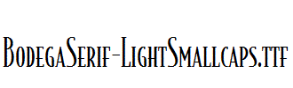 BodegaSerif-LightSmallcaps.ttf