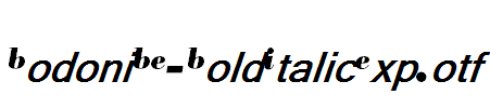 BodoniBE-BoldItalicExp.otf