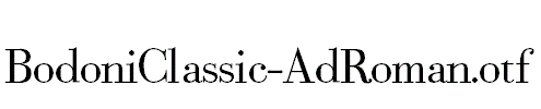 BodoniClassic-AdRoman.otf