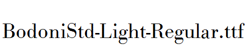 BodoniStd-Light-Regular.ttf