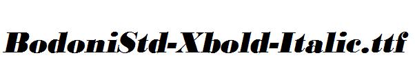 BodoniStd-Xbold-Italic.ttf