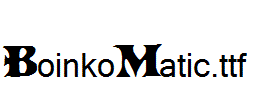 BoinkoMatic.ttf