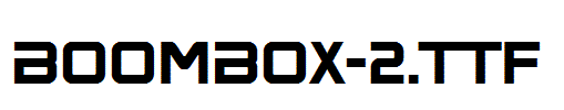 BoomBox-2.ttf
