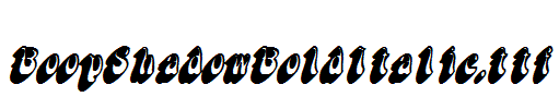 BoopShadow-Bold-Italic.ttf