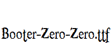 Booter-Zero-Zero.ttf