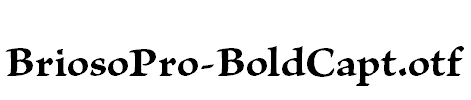 BriosoPro-BoldCapt.otf