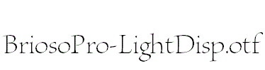 BriosoPro-LightDisp.otf