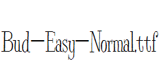 Bud-Easy-Normal.ttf