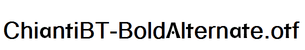 ChiantiBT-BoldAlternate.otf
