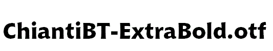 ChiantiBT-ExtraBold.otf