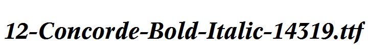 fonts 12-Concorde-Bold-Italic-14319.ttf