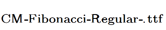 CM-Fibonacci-Regular-.ttf