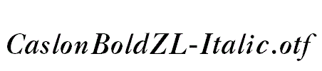 CaslonBoldZL-Italic.otf