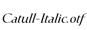 Catull-Italic.otf