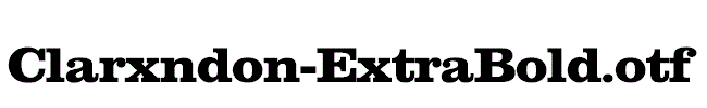 Clarxndon-ExtraBold.otf