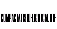 CompactaLTStd-LightCm.otf