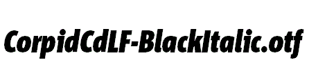 CorpidCdLF-BlackItalic.otf