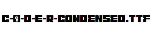 C-O-D-E-R-Condensed.ttf