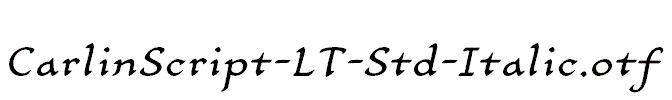 CarlinScript-LT-Std-Italic.otf