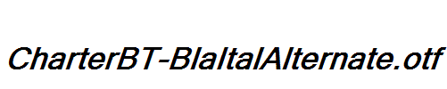 CharterBT-BlaItalAlternate.otf