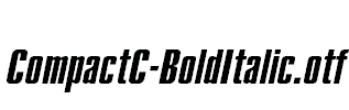 CompactC-BoldItalic.otf