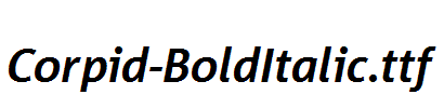 Corpid-BoldItalic.otf
